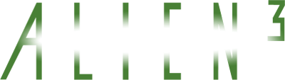 Alien 3 logo for GameBoy